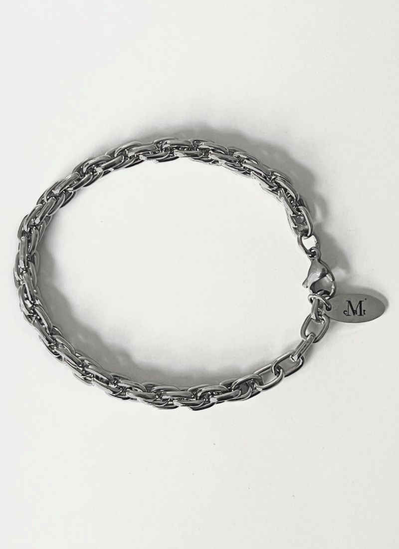MUCENT SIGNATURE TRIPLE BRACELET (Silver)