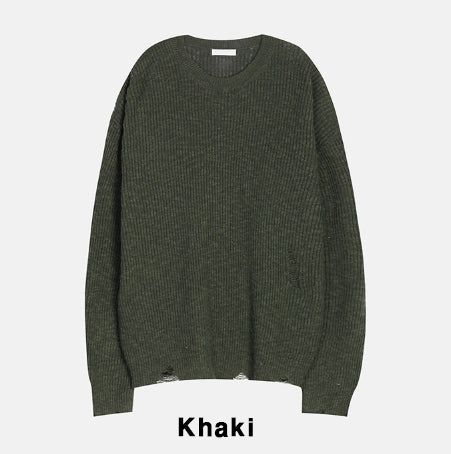 Robed Damage Knit