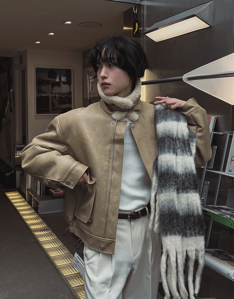 2PLAN（ツープラン）の「セントプレミアムレザームートン (2 color)（Jackets/Outerwear）」