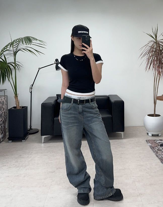Riden layered crop top