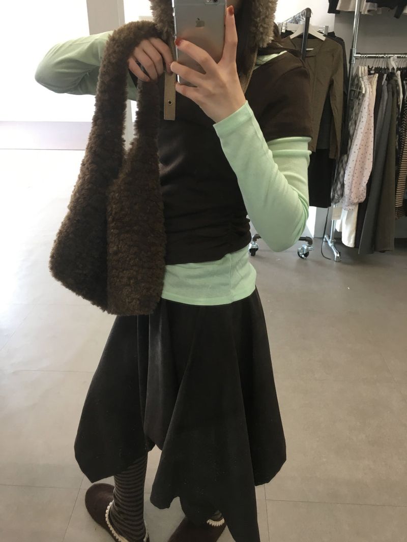 Soft Cloudy Shoulder Bag (3color)