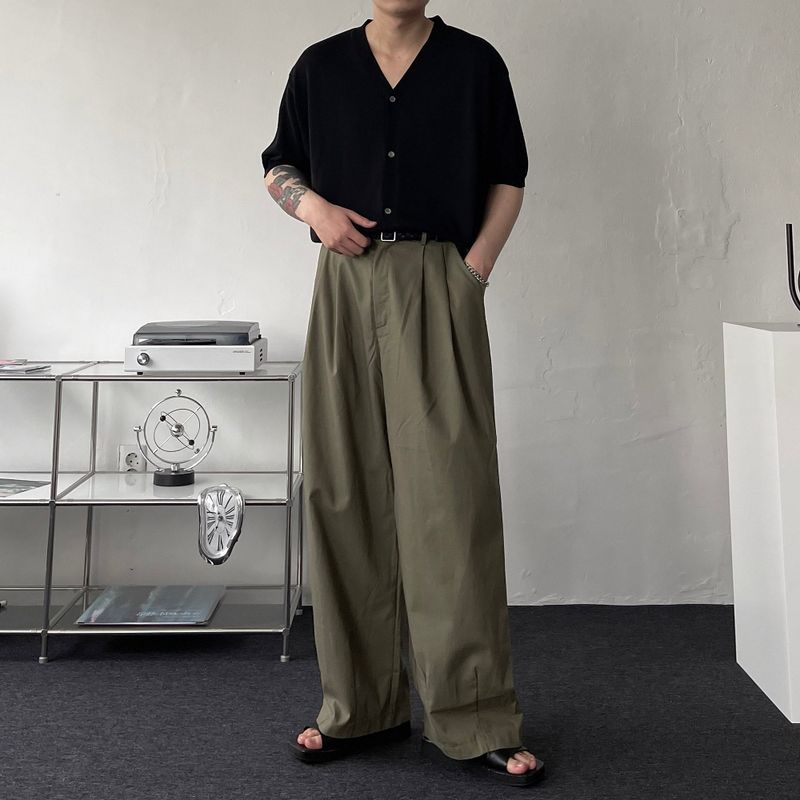 OWN Hello linen two-tuck pants (5 colors)