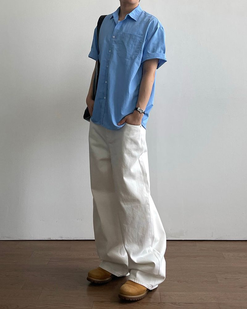 Wis White Denim Pants