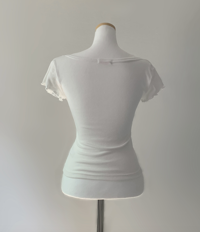 Puruni Ribbon Lace Top (white)