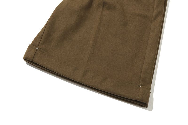 WIDE BERMUDA PANTS_BROWN