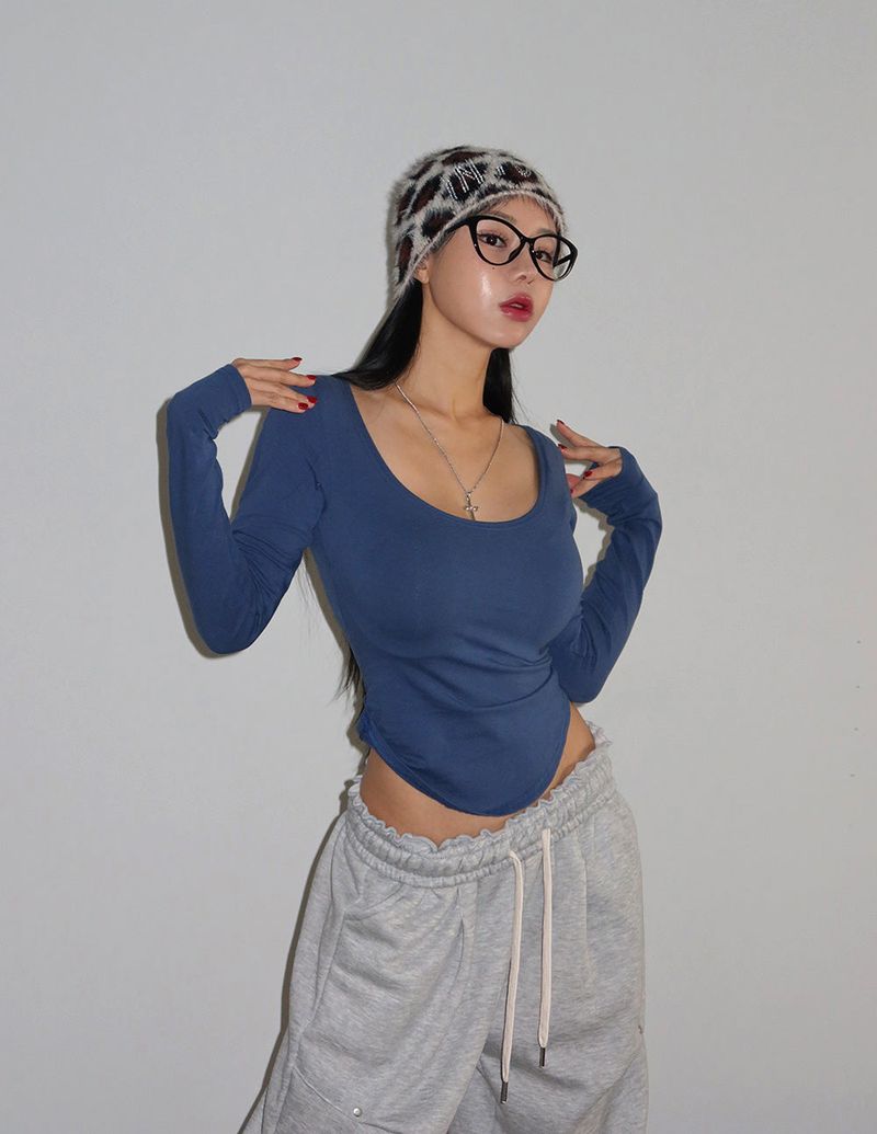 8 color napping pintuck banding wide pants
