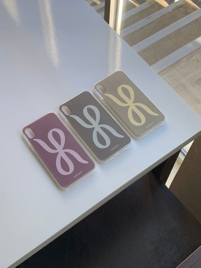 [MADE] yeowhi logo case jellhard case reddish brown