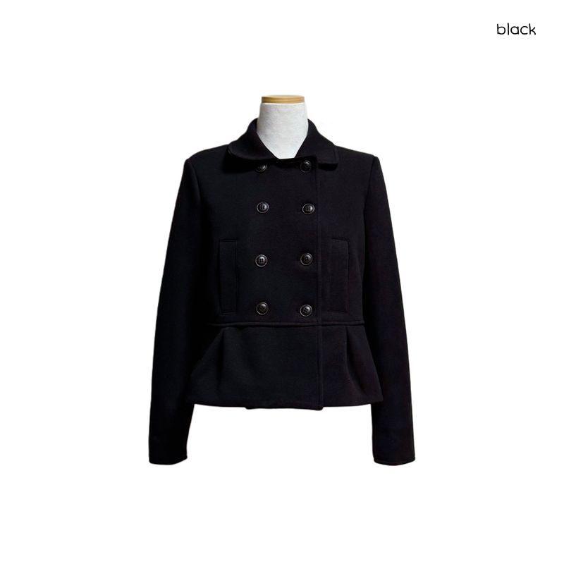 (2color) Classic Wool-Like Short Jacket