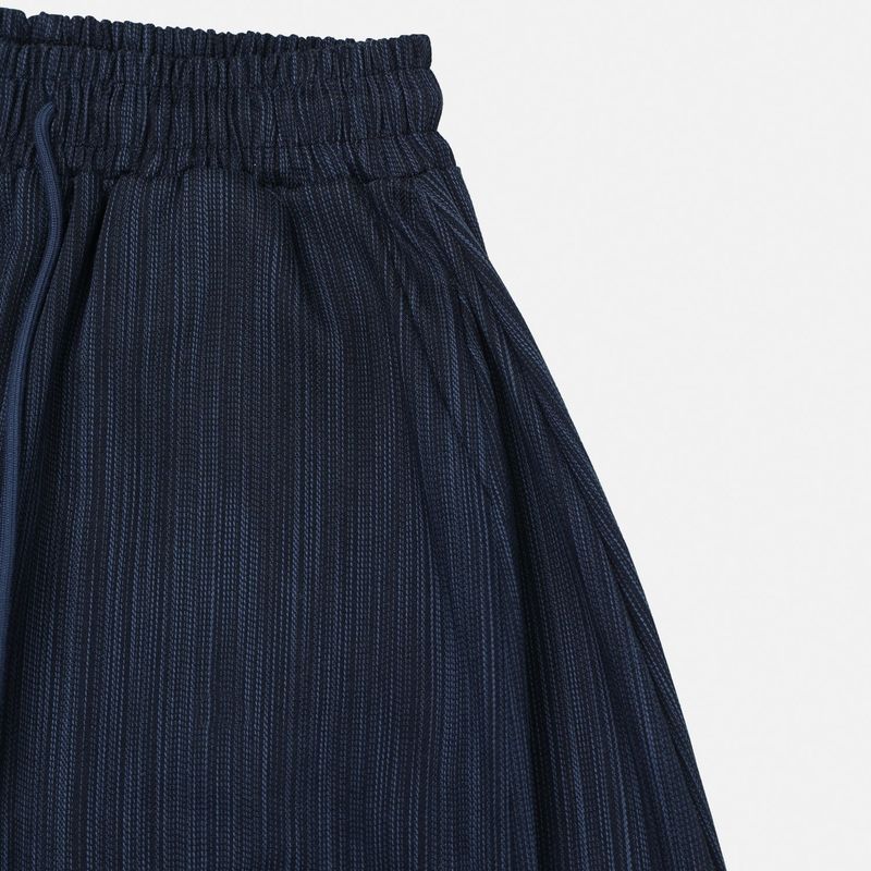 Denim Striped Balloon Pants 2COLOR