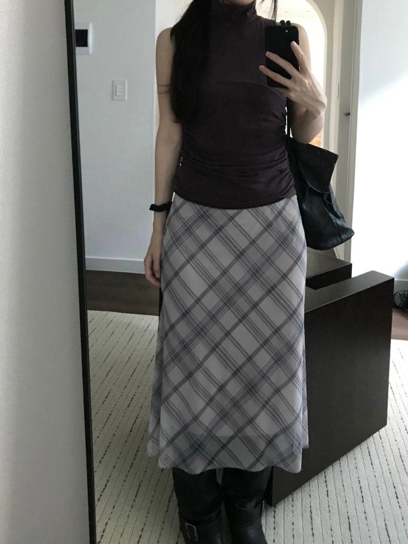 Turtleneck Shirring Sleeveless Top (3 colors)