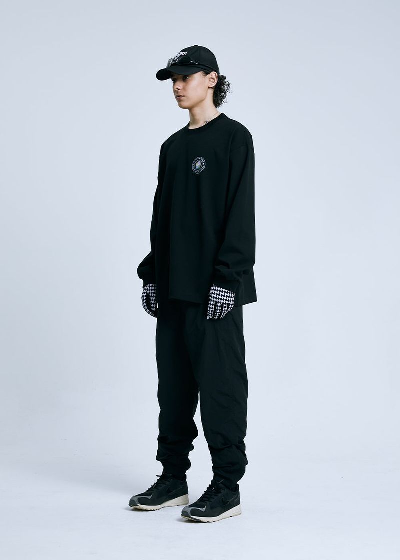 EMBLEM LONG SLEEVE T-SHIRT_BLACK