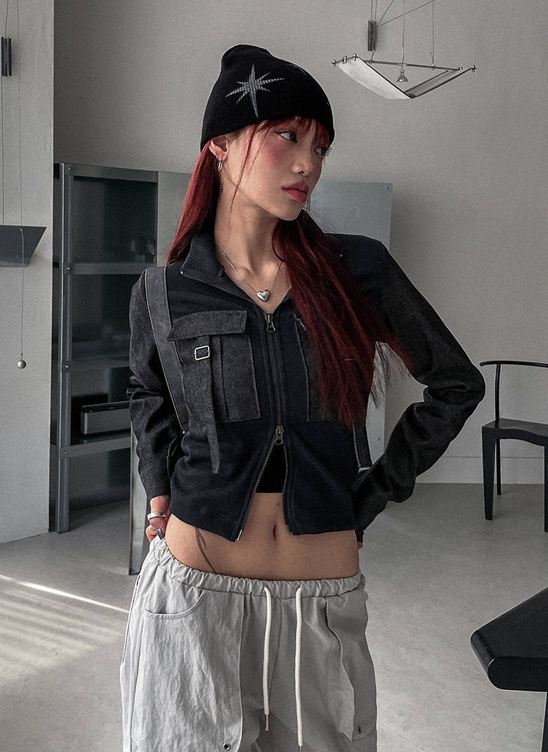 ULAN（ユレン）の「ツーウェイデニムバックルジャケット（Jackets/Outerwear）」
