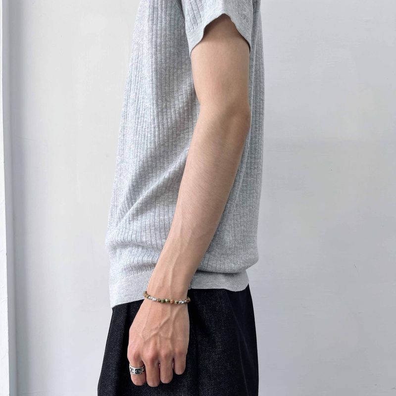 Sharp Silhouette Half-Zip Polo