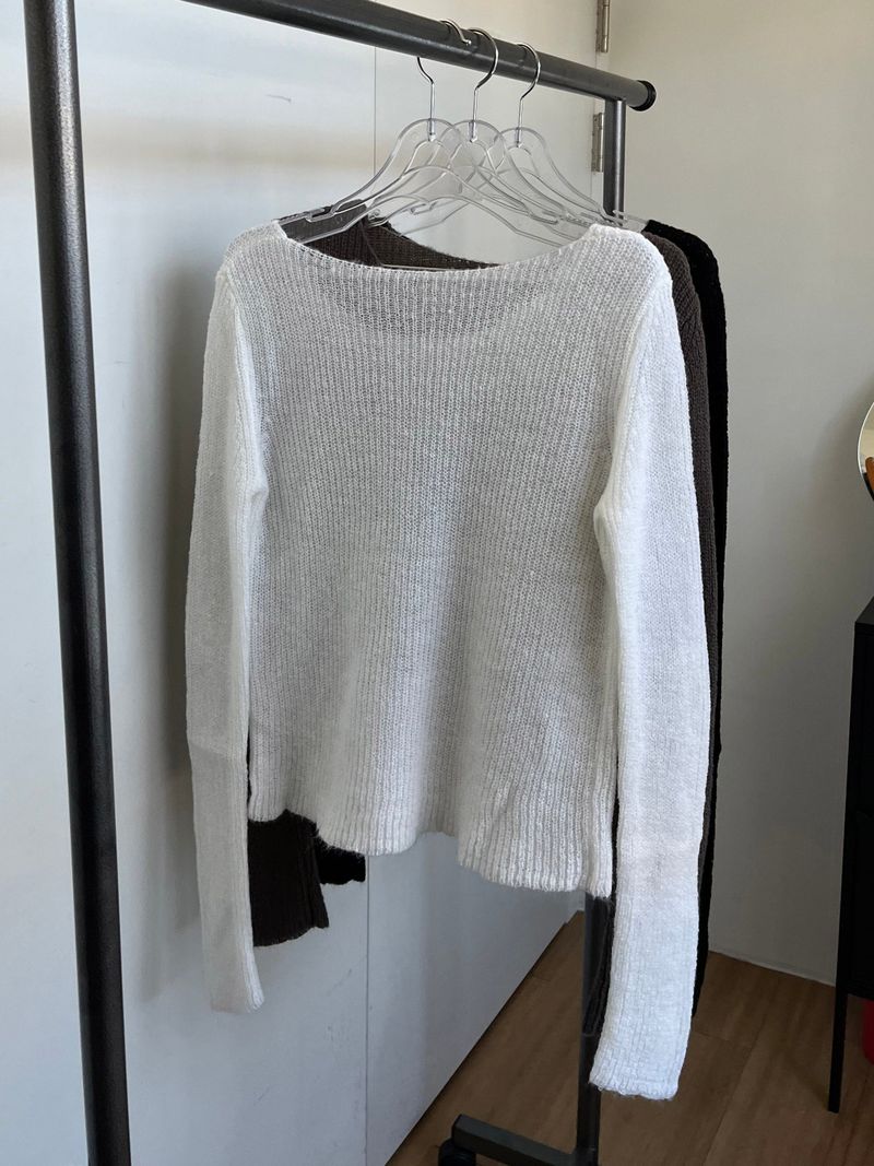 Basic Two-Way Knitwear (3 colors)