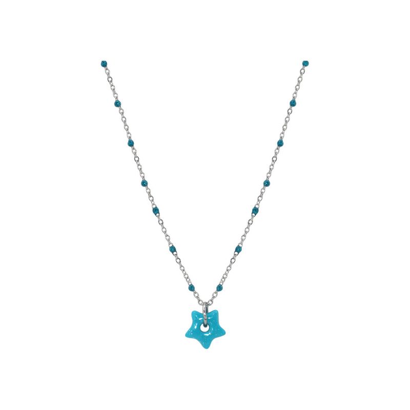 gleameep（グリームイープ）の「グリーミングタイニースターネックレス [blue]（アクセサリー）」