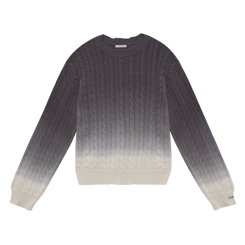 INSTANTFUNK（インスタントファンク）の「Gradation of color cabled sweater（Tops）」