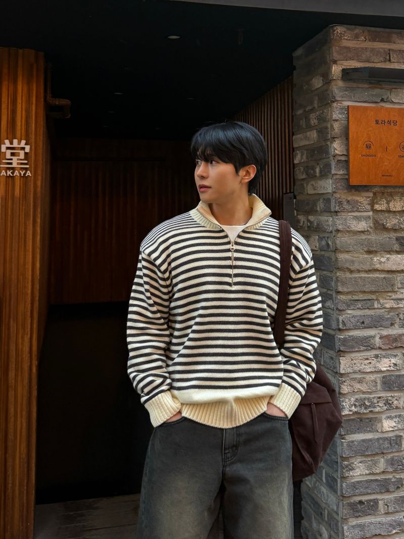 Haim half zip up knit