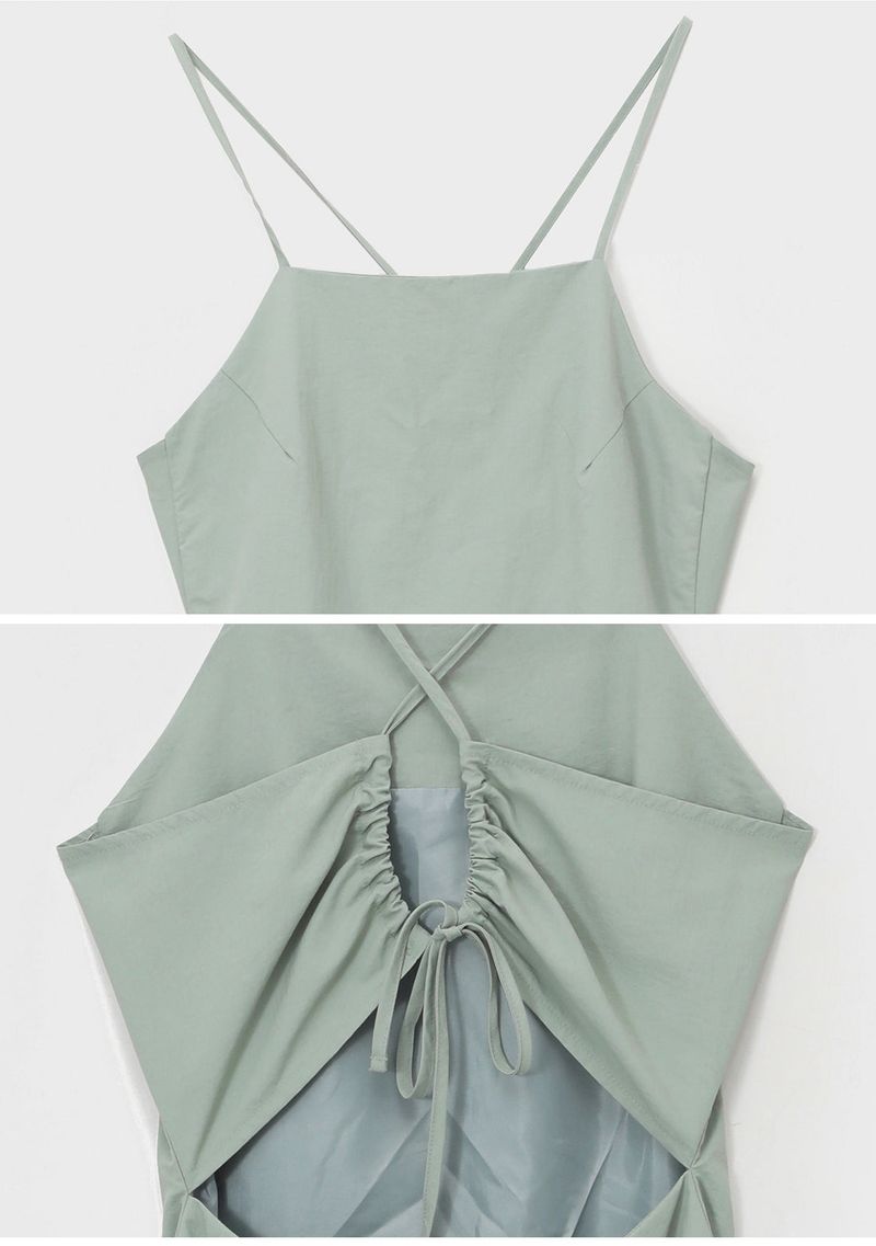 [MADE] Brisch Backstring Mini Dress