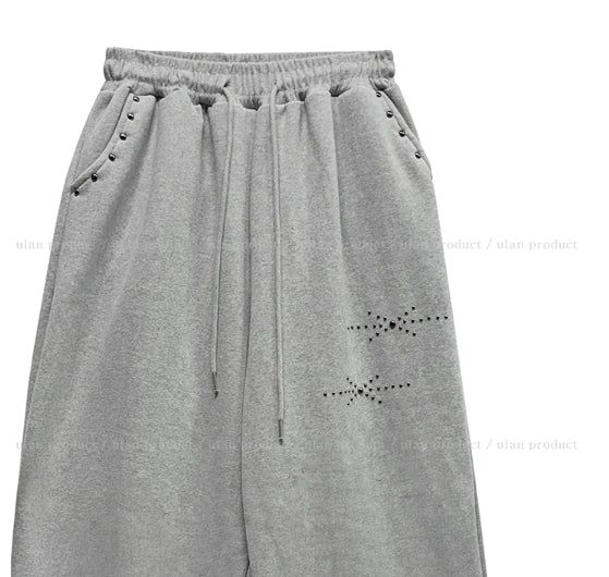 Glint Brushed Fleece Studded Training Pants