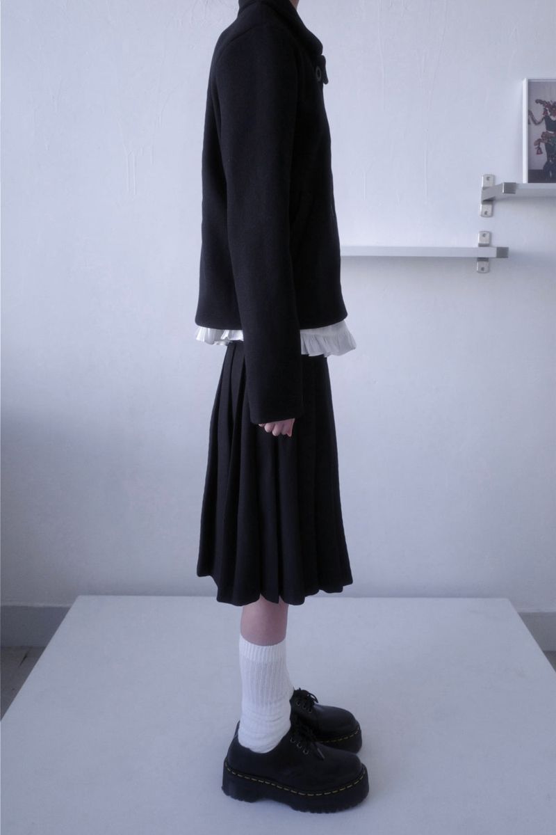 [MD PICK] Pure Roro Pleats Midi Skirt (2color)