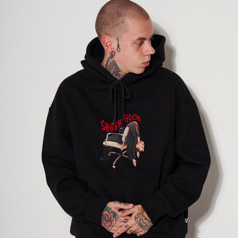 DROOP MAN HOODIE BLACK