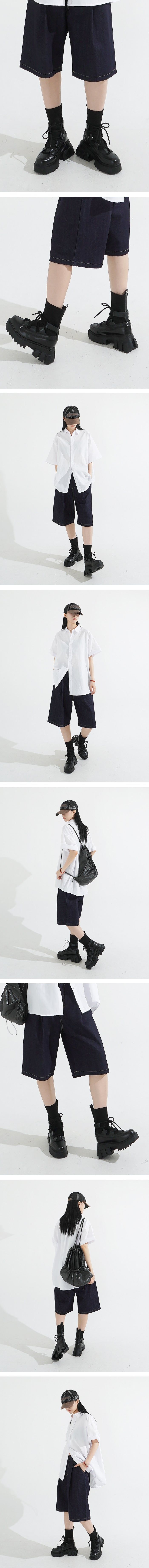 Rib Socks Strap Walker (7cm)