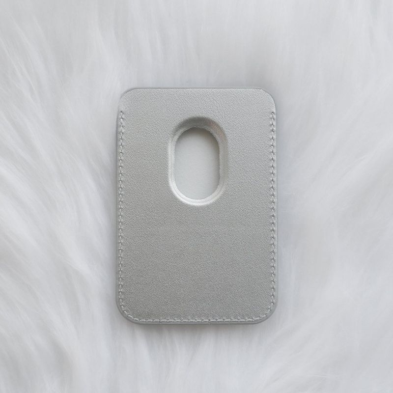 hioo magsafe wallet - silver.