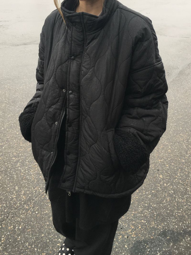 Teddy Warm Quilted Padded Jumper (5c)