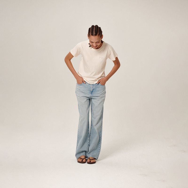 Fika Classic Logo T-Shirt Beige