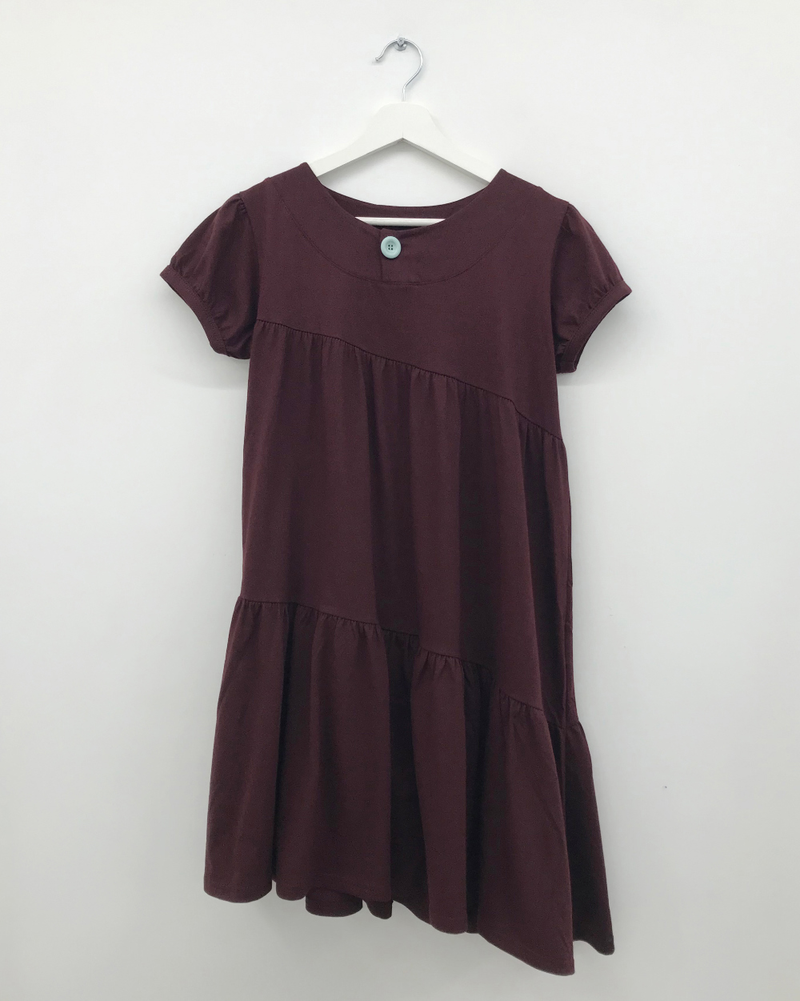 クロス ボタン ドレス (2color) 