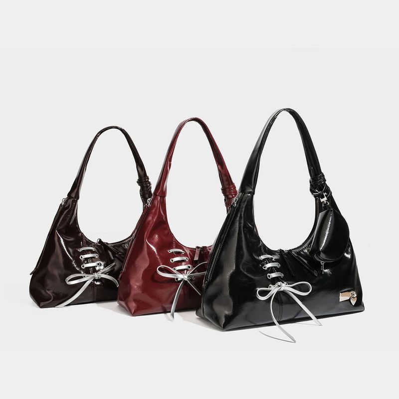 La mode MAQI(ラ モード マキ)の「Lace-Up Drawstring Mini Tote Bag(Bags)」