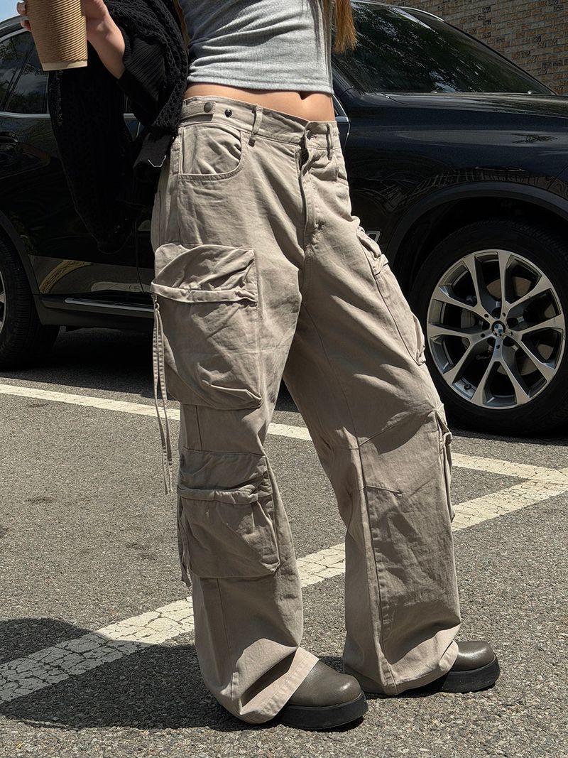 MUZESEOUL（ミューズソウル）の「[Unisex] Dyeing string multi cargo pants(3color)（Pants）」
