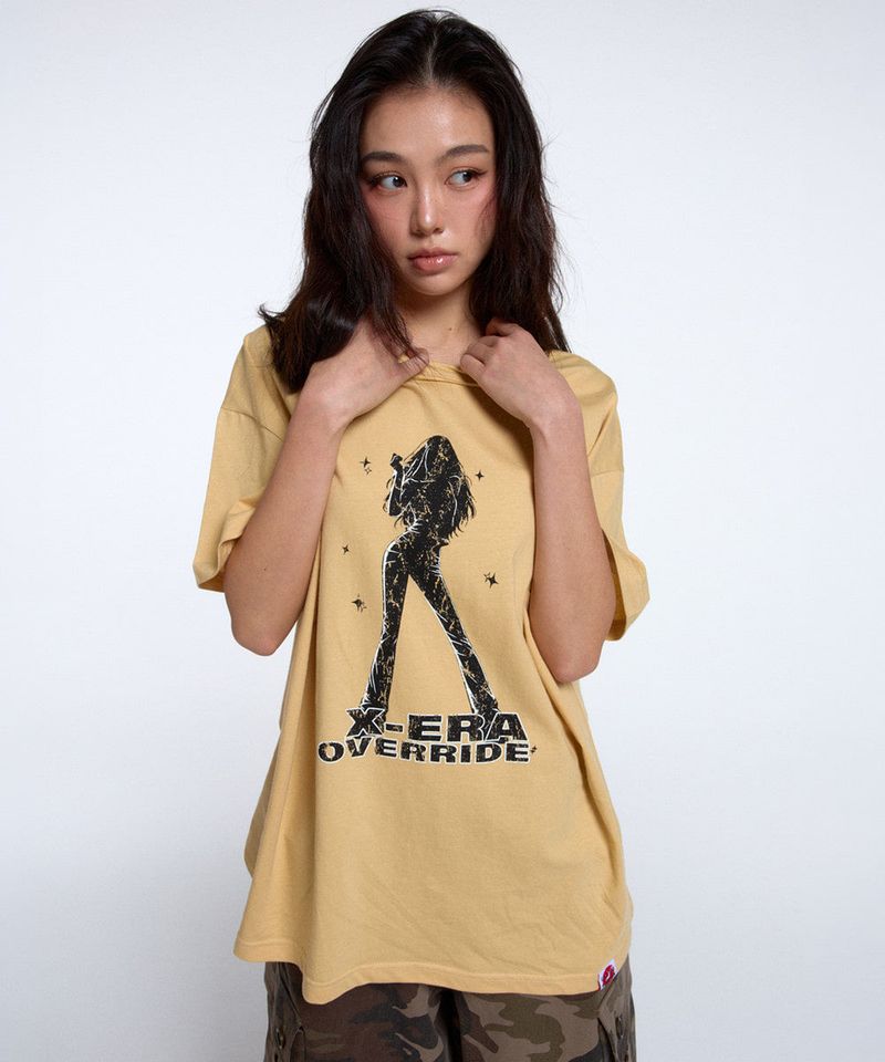 X-ERA OVERRIDE TEE / MUSTARD
