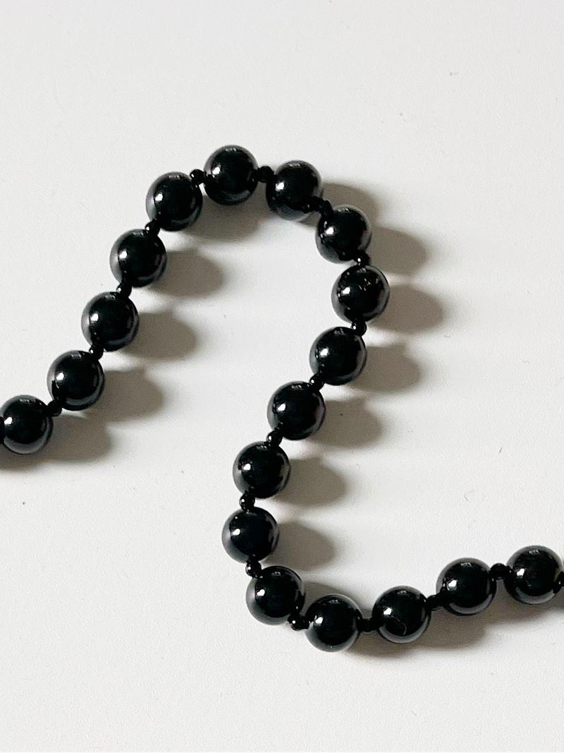 oar（オーエーアール）の「[Silver925] oar Classic 8mm Onyx Necklace [50cm]（Accessories）」