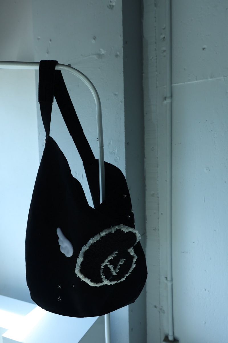 angel furlogo suedebag