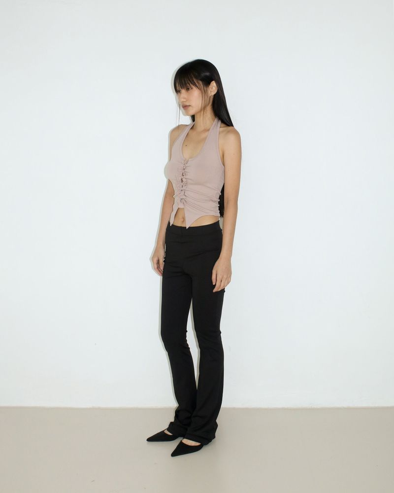 [MADE] Knotted Halter-neck Top 003