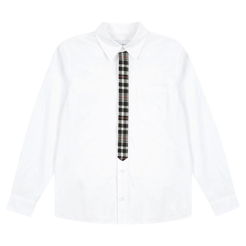 safarispot（サファリスポット）の「 ROUX BASE SCHOOL TIE SHIRTS (WHITE)（Tops）」
