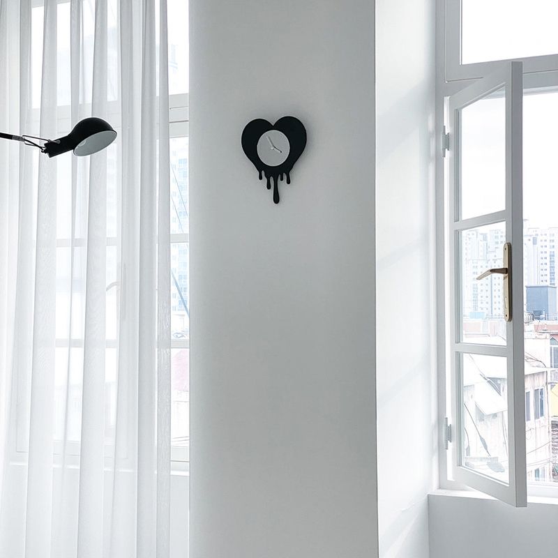 MY BLOODY ROMANCE Silent Wall Clock - Black