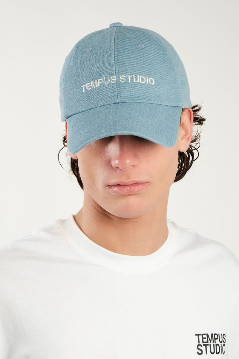 TEMPUS LOGO CAP [DENIM (LIGHT BLUE)]