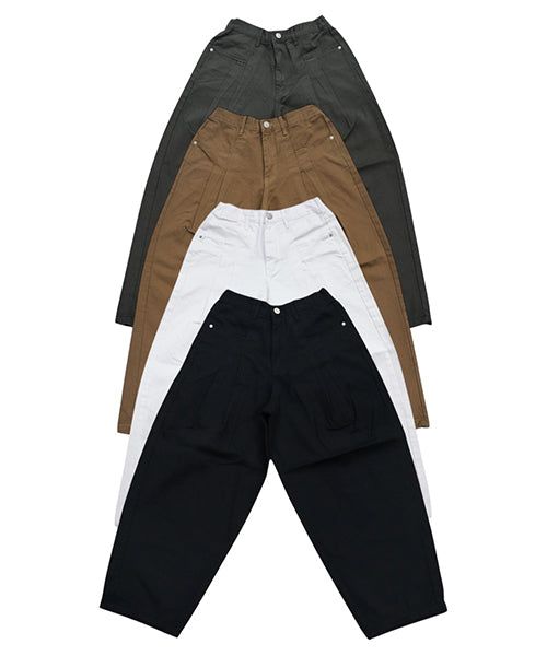 Wide Pleated Balloon Pants