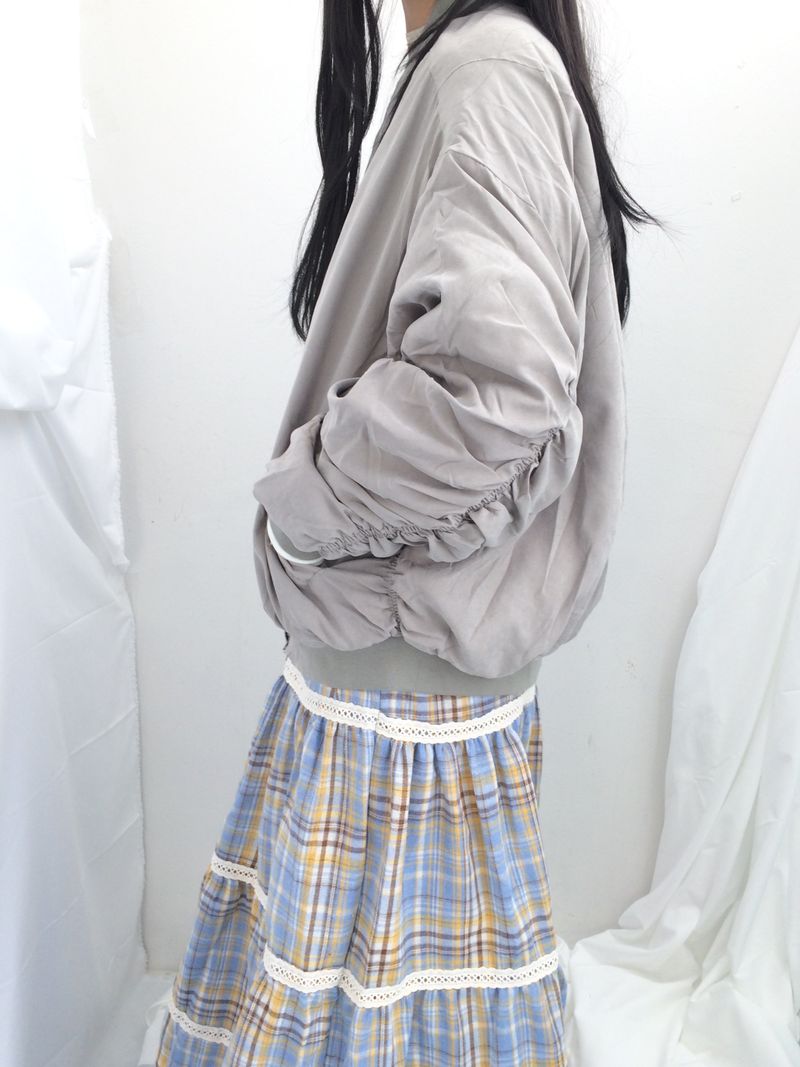 Texture Shirring Jumper