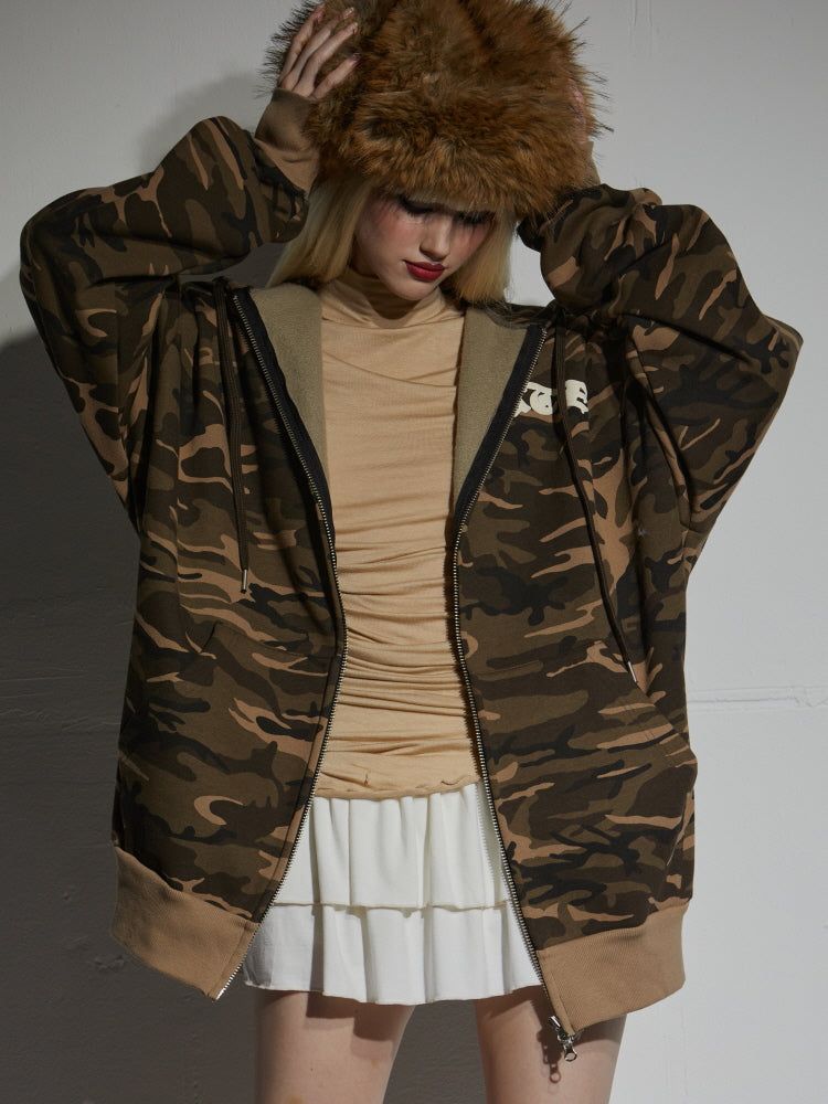 3X HOOD ZIP-UP