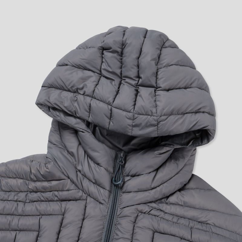 Juno Crop Hooded Cut-Out Lightweight Padding 3C