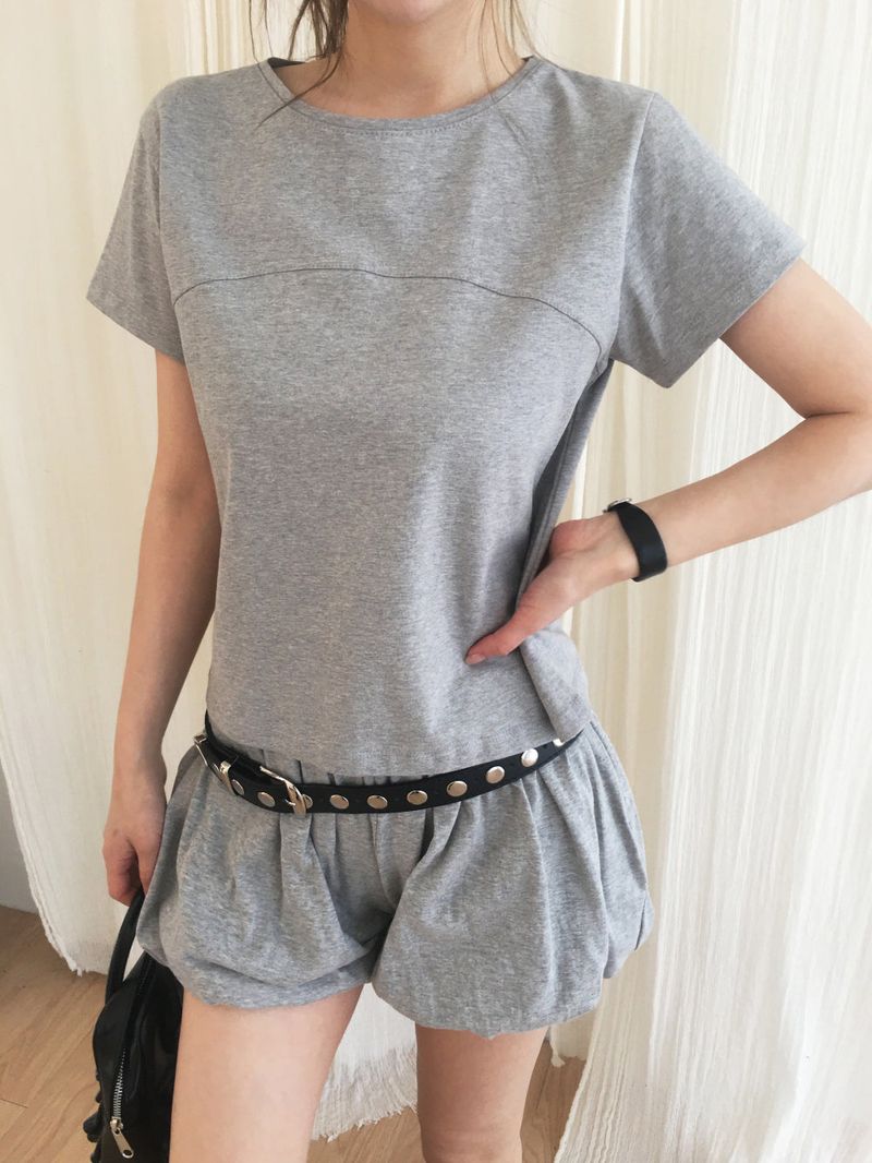 Pie semi crop T