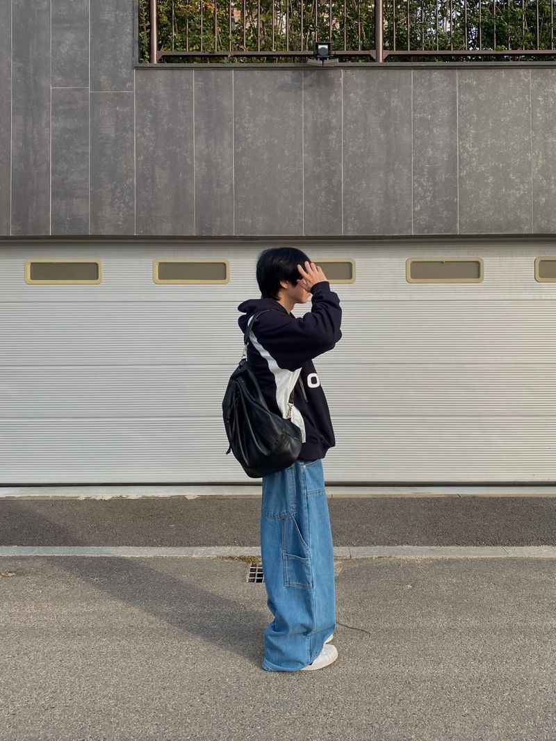 Citi Carpenter Balloon Denim Pants 2C