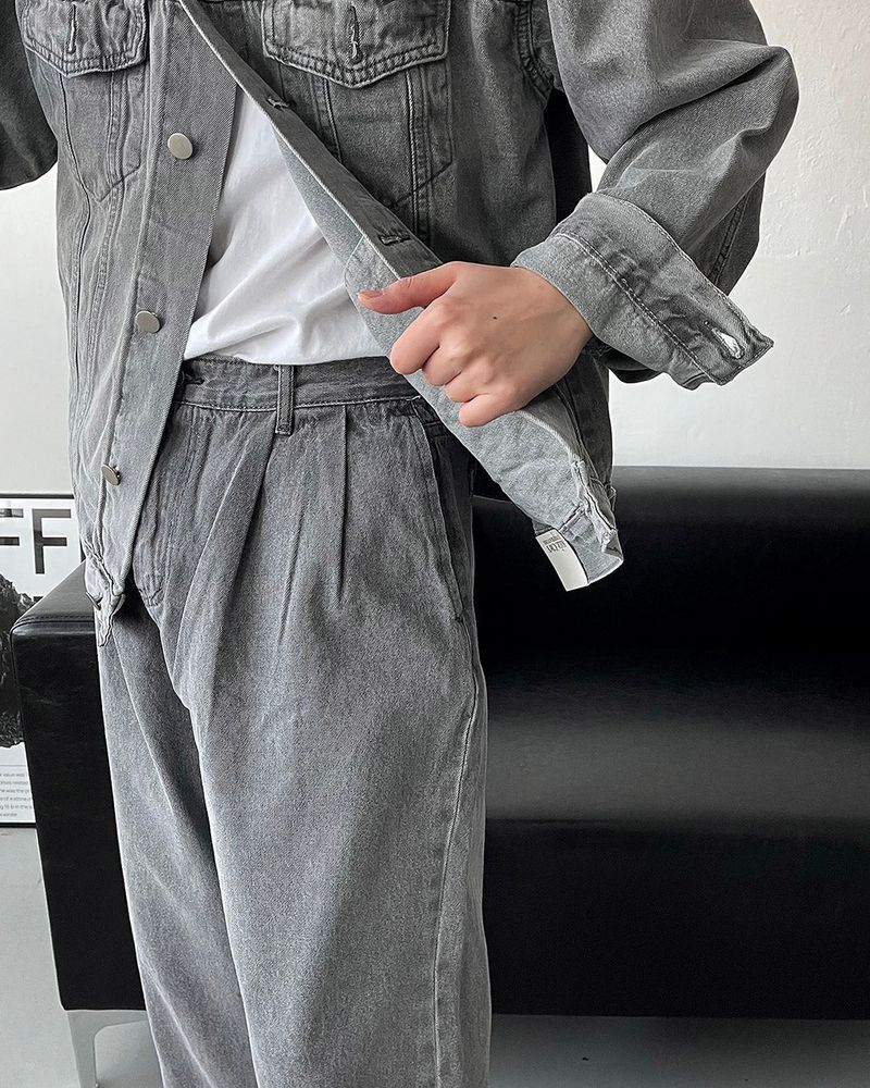 No. 57 Washing denim jacket (4 colors)