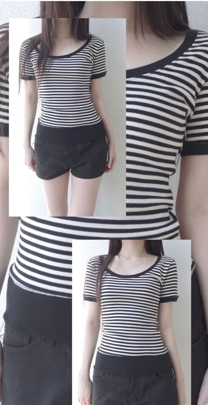 girl stripe tee