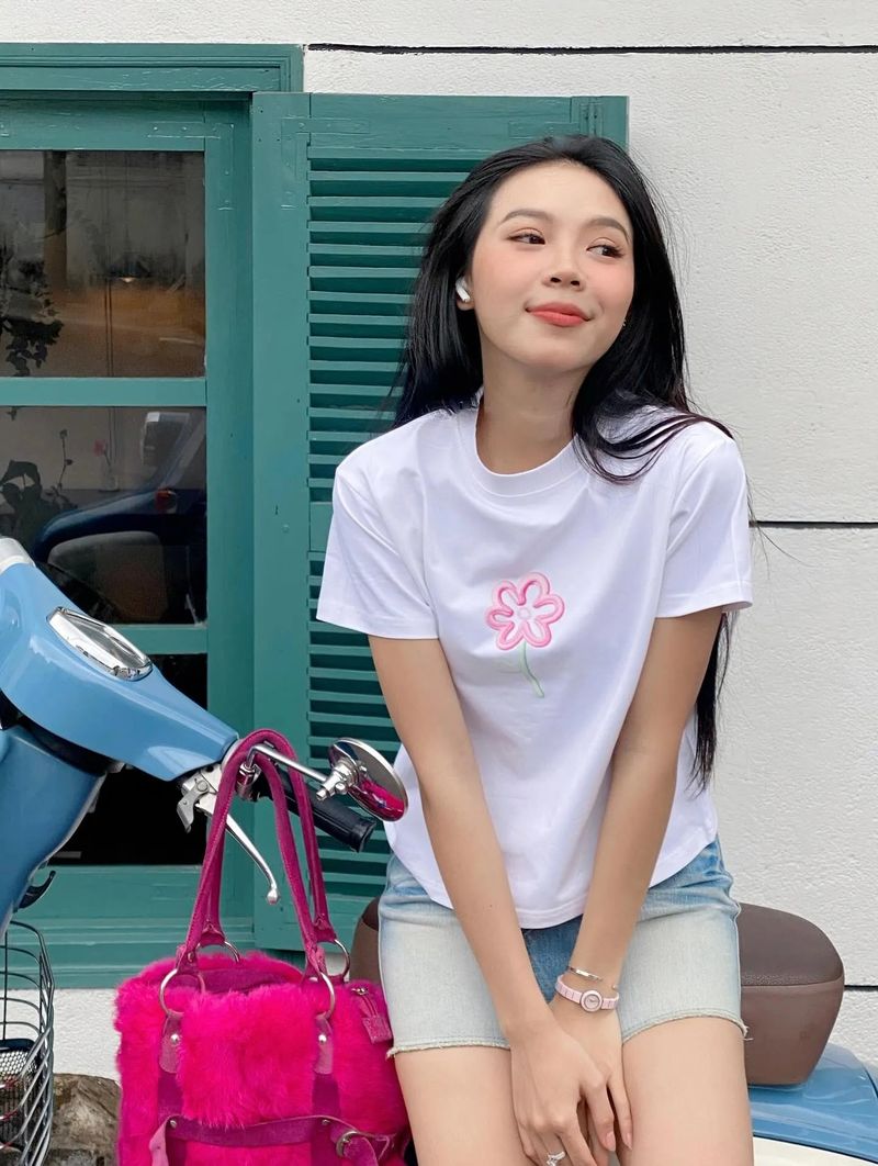 Little Flower Baby Tee