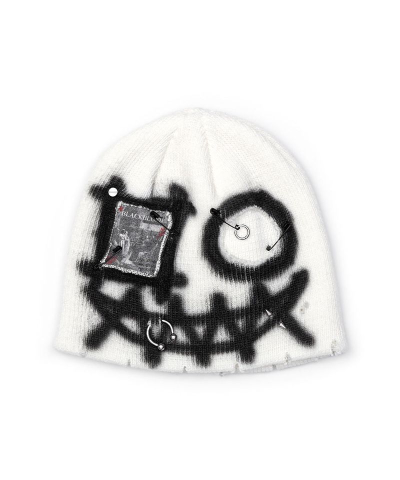 BLACKBLOND（ブラックブロンド）の「ゴブリングラフィックカスタムビーニー（帽子）」