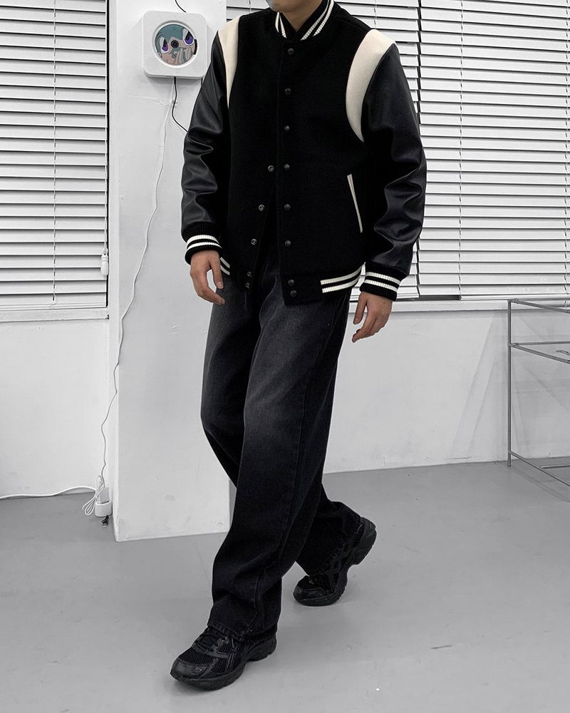 CR Obie wool varsity jacket (2 colors)